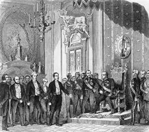 Revolutions: Kaiser deputation of Friedrich Wilhelm IV in Berlin, 1849