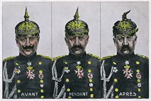 Drooping: The Kaiser suffers throughout the war