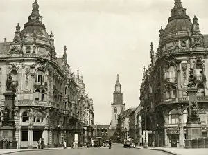 Spree: The Kaiser-Wilhelm-Allee and the Marienkirche