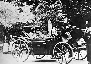 Koblenz: Kaiser Wilhelm I and Empress Augusta, 1885