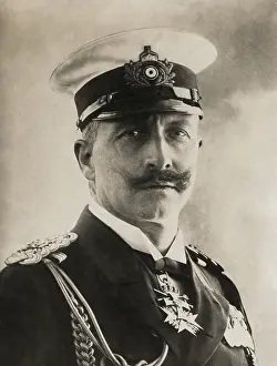 Epaulets: Kaiser Wilhelm II in 1912. For almost 20 years
