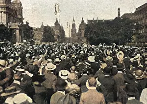 Stadtschloss: Kaiser Wilhelm II cheered