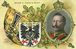 Inset: Kaiser Wilhelm II, Emperor of Germany