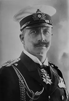 Facial Hair: Kaiser Wilhelm II of Germany, c. 1900. His ministers