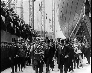 Kaiser Wilhelm II Of Germany at the Launching