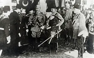 Reshad: Kaiser Wilhelm II with Sultan Reshad V - Istanbul, Turkey