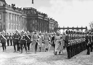 Lecturer: Kaiser Wilhelm II. visits the first Leibkompanie (body compa