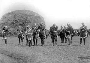 Stettin: Kaiser Wilhelm II watching 2nd Army Corps