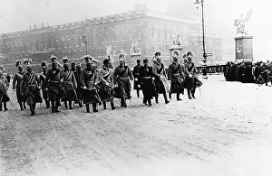 Armory: Kaiser Wilhelm II on the way to issue the proclamation, 1915