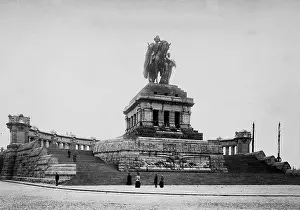 Koblenz: Kaiser Wilhelm Memorial in Koblenz, 1897