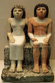 Polychromy: Kaitep and his wife Hetepheres