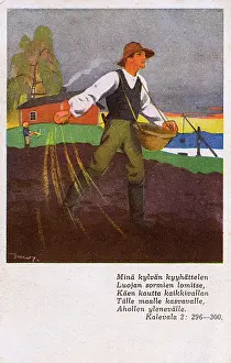 Sows: Kalevala - sowing a field