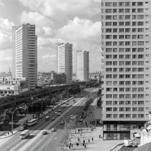 Prospect: Kalinin prospect in Moscow, 1973
