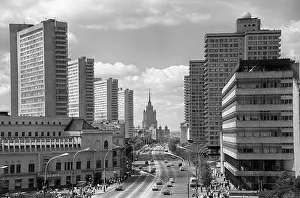 Prospect: Kalinin prospect in Moscow, 1974