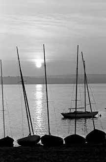 Perm: Kama River in evening, 1971