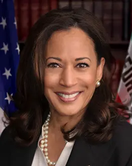 Candidacy: Kamala Harris in her official Senatorial portrait