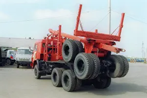 Tons: KamAZ-6426 logging truck, 1997