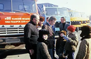 Shevchenko: KamAZ trucks in Moscow, 1981