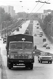 Bashkiria: KaMAZ in Ufa, 1976
