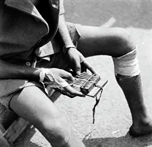 Mbira: Kameya, the player of Angolan type mbira ERP mine