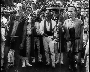 Kamikaze Pilots Being Feted By Crowds