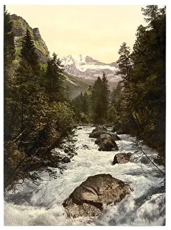 Kander: Kander Valley and Doldenhorner, Bernese Oberland, Switzerlan