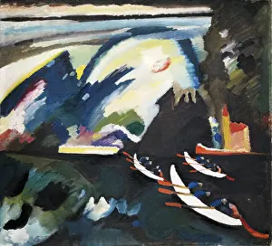 Transporte: KANDINSKY, Wassily. Boat Trip
