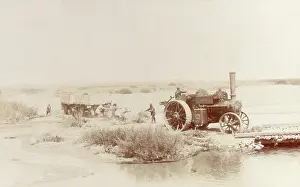 Karaganda: Karaganda, Kazakhstan - Steam tractor
