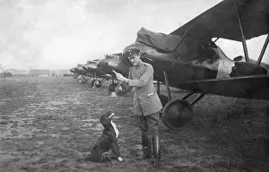 Bodenschatz: Karl Bodenschatz as pilot in the First World War