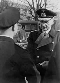 Donitz: Karl Doenitz lends order to submariner, 1941