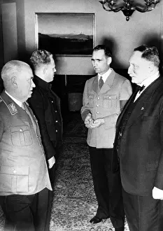 Haushofer: Karl Haushofer with Rudolf Hess