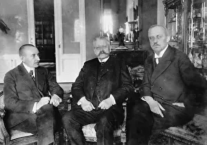 Unnamed: Karl Helfferich, Paul von Hindenburg and Erich Ludendorff, 1