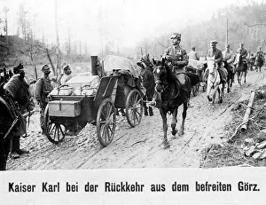 Originale: Karl I during a visit at the Italian front 1917