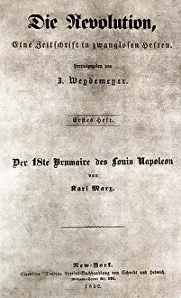 Brumaire: Karl Marx
