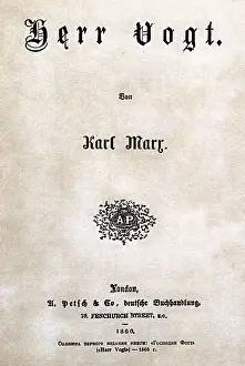 Vogt: Karl Marx