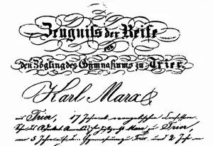 Matriculation: Karl Marx