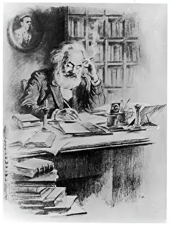Theorist: Karl Marx in His Study