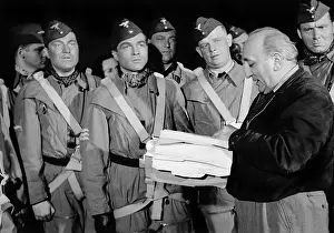 Stukas: Karl Ritter during the filming of Stukas, 1941