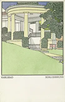 Schwetz: Karl Schwetz. Karlsbad. Castle Spring