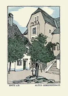 Schwetz: Karl Schwetz. Spitz on the Danube