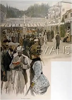 Karlsbad: KARLSBAD/VISITORS C1895