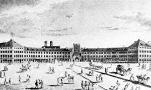 Karlsplatz: Karlsplatz / Stachus in Munich, 1825