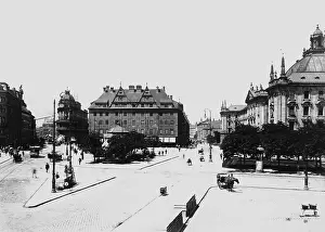 Karlsplatz: Karlsplatz / Stachus in Munich, about 1900