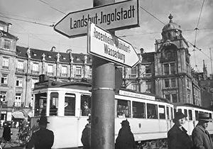 Karlsplatz: Karlsplatz / Stachus in Munich, 1935
