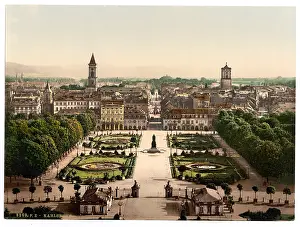 Karlsruhe: Karlsruhe, general view, Baden, Germany