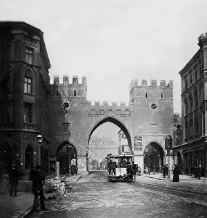 Karlstor: The Karlstor in Munich, before 1914