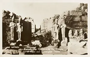 Senusret: Karnak Temple Complex, Egypt - Entrance to Temple of Mut