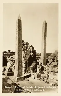 Senusret: Karnak Temple Complex, Egypt - Two Obelisks