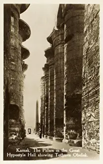 Senusret: Karnak Temple Complex, Egypt - Pillars of the Hypostyle Hall