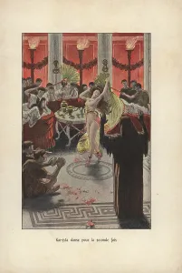 Cymbal: Karysta dances to pipe and cymbal music